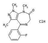 ゾラゼパム塩酸塩